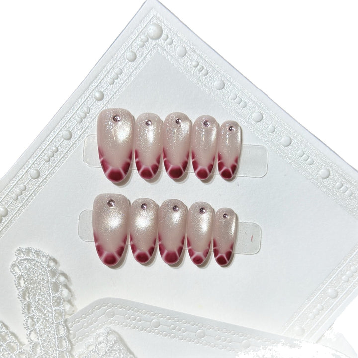 Elegant Gel Press-On Nail Set Kalsten