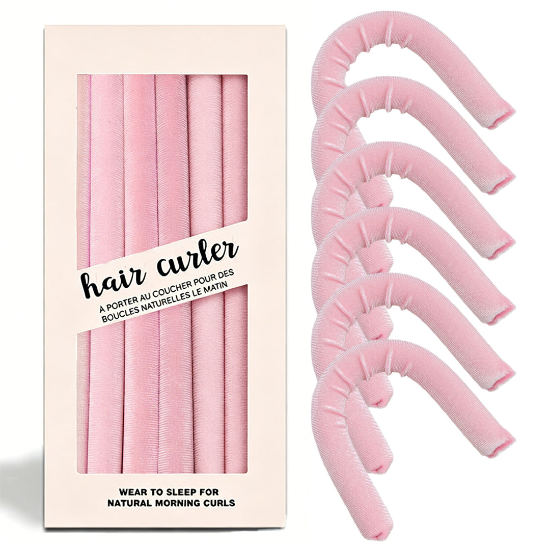 Heatless Sleep Curls Hair Curlers