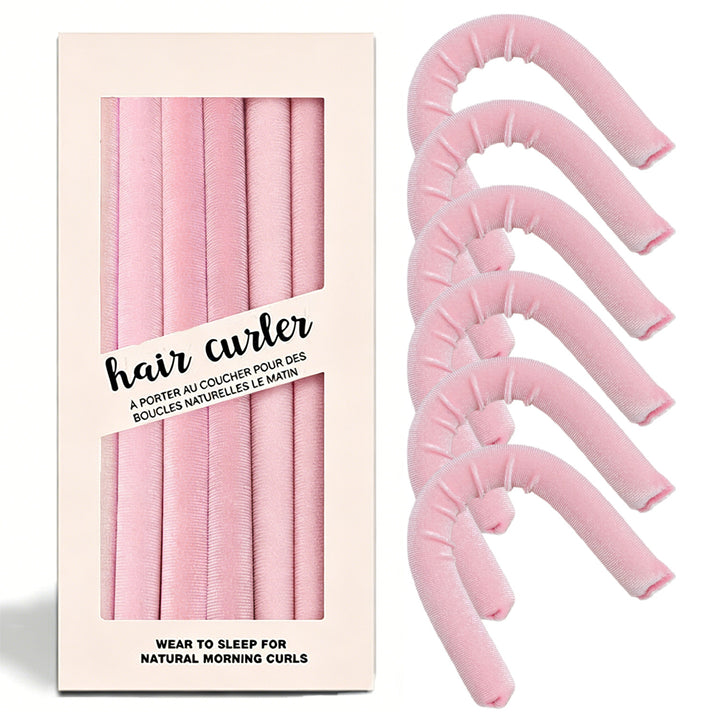 Heatless Sleep Curls Hair Curlers