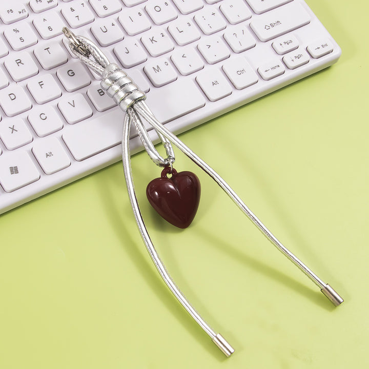 Heart-Shaped Charm Keychain Kalsten