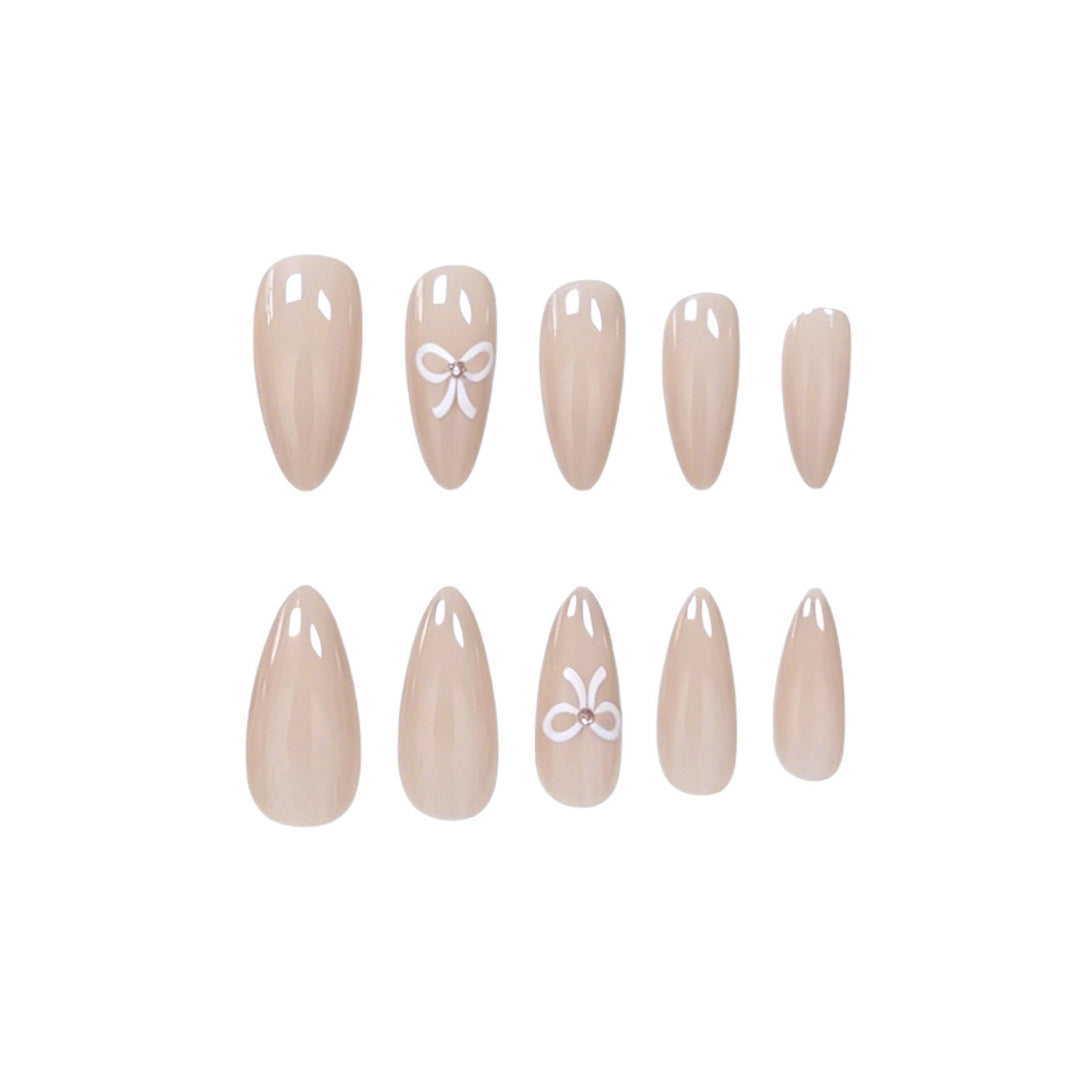Elegant Pointed Press-On Nail Enhancements Kalsten