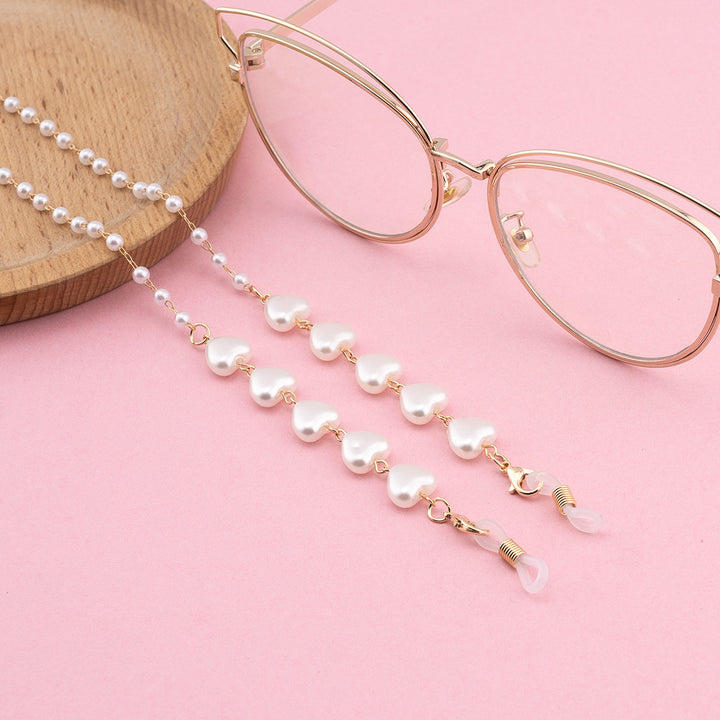 Decorative Heart-Shaped Eyewear Chain Kalsten