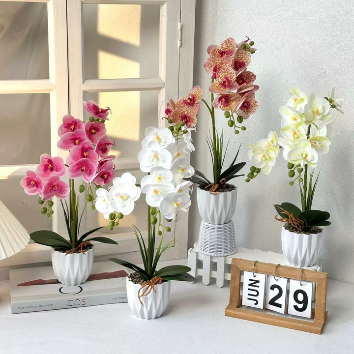 Lifelike Orchid Decorative Plant