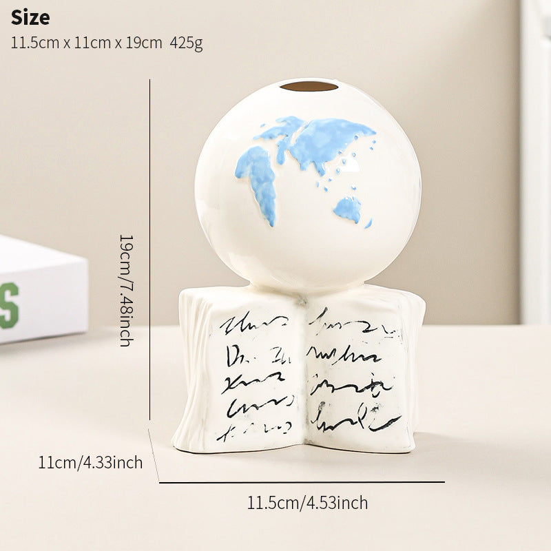 Elegant Ceramic Globe Bank Kalsten