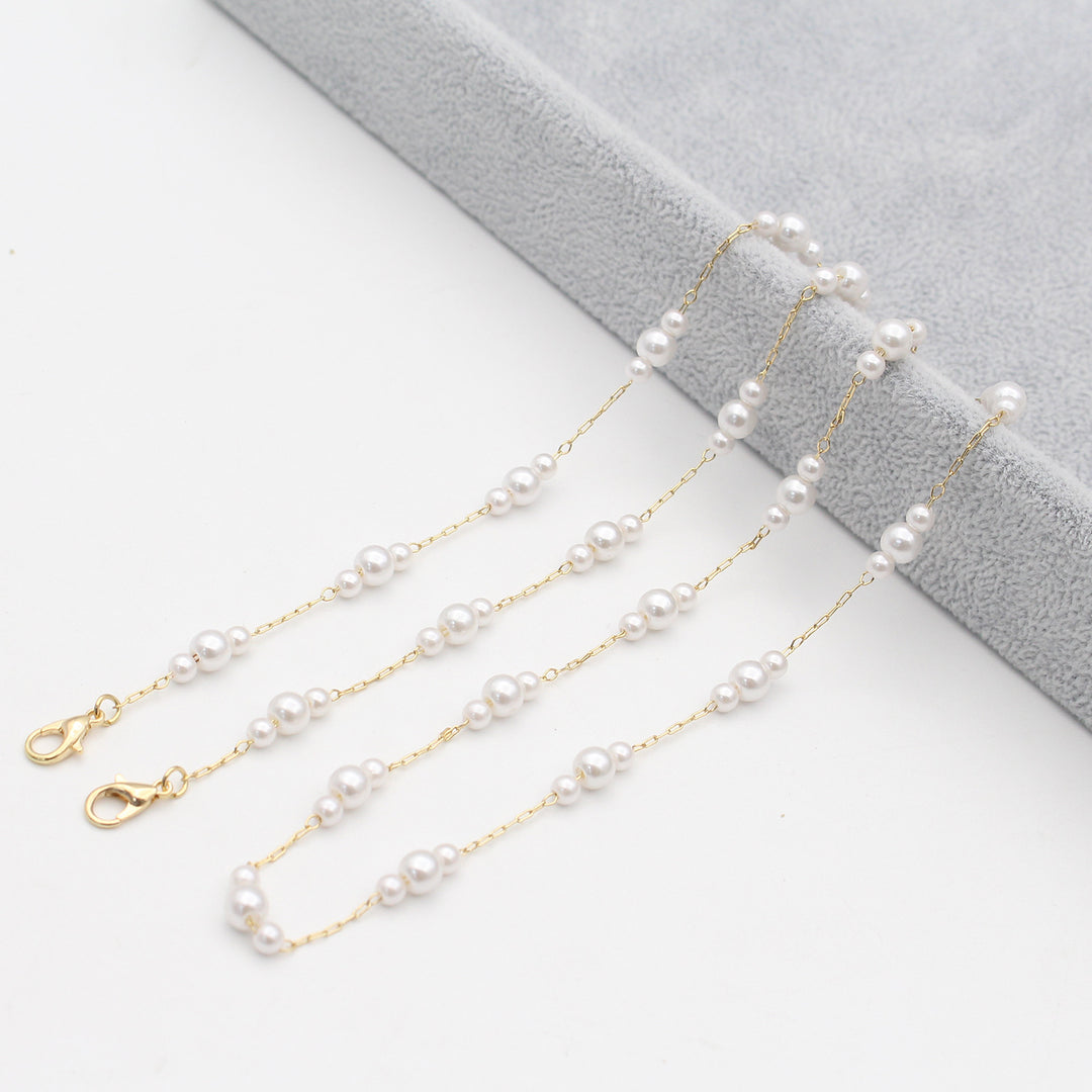 Pearl-Accented Eyewear Chain Kalsten