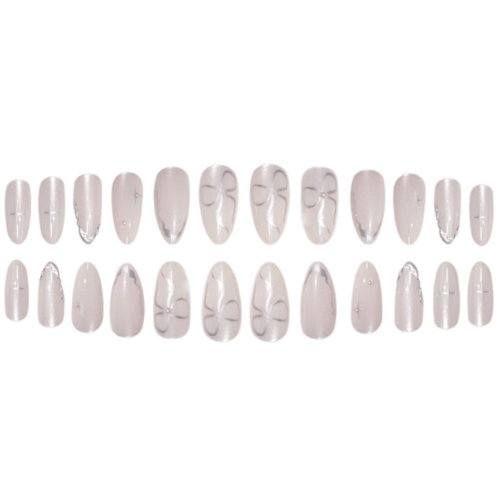 Elegant Stiletto Press-On Nail Art with Glossy Finish Kalsten