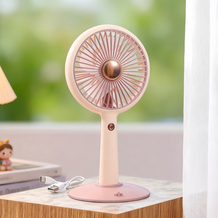 Women's Portable Table Fan with Adjustable Tilt Angle Kalsten