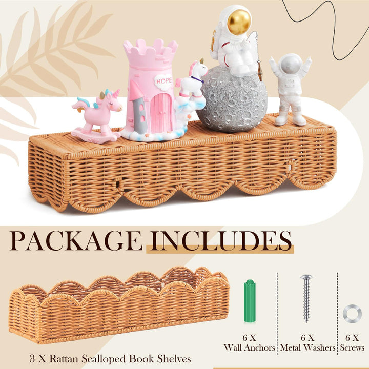 Rattan Wall Shelf Kalsten