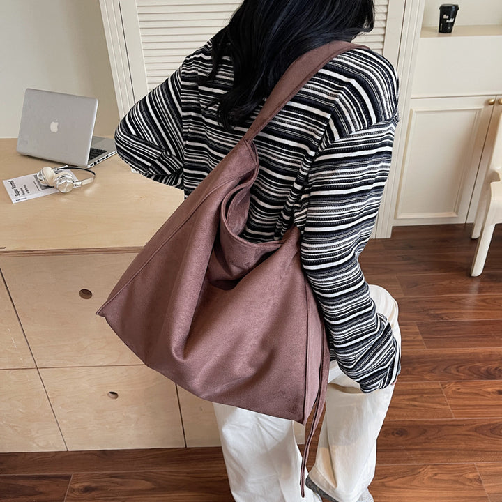 Soft Suede Hobo Bag