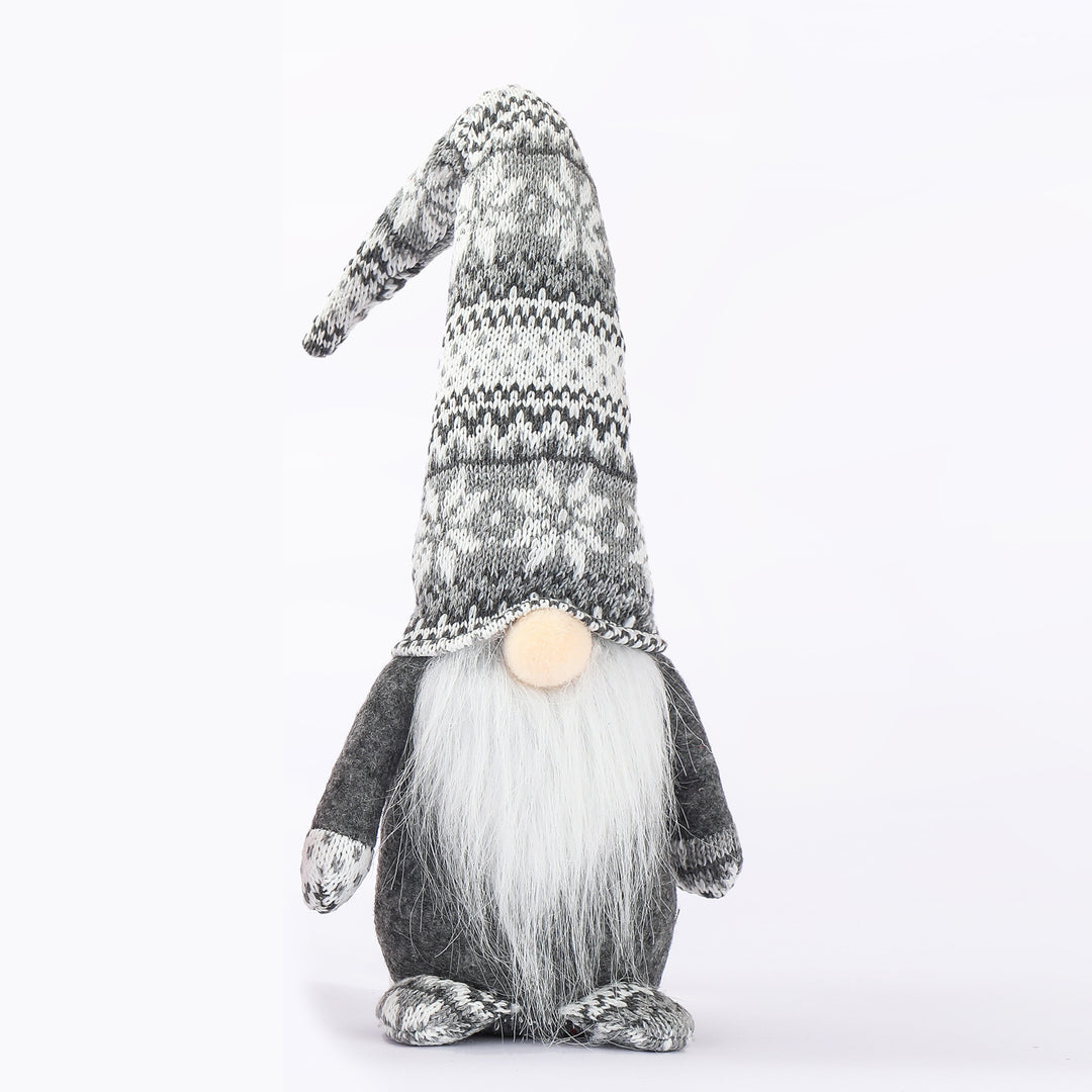 Decorative Christmas gnome with knitted hat Kalsten