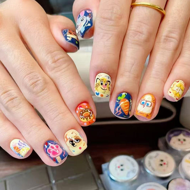 Playful Character Nail Art Set Kalsten