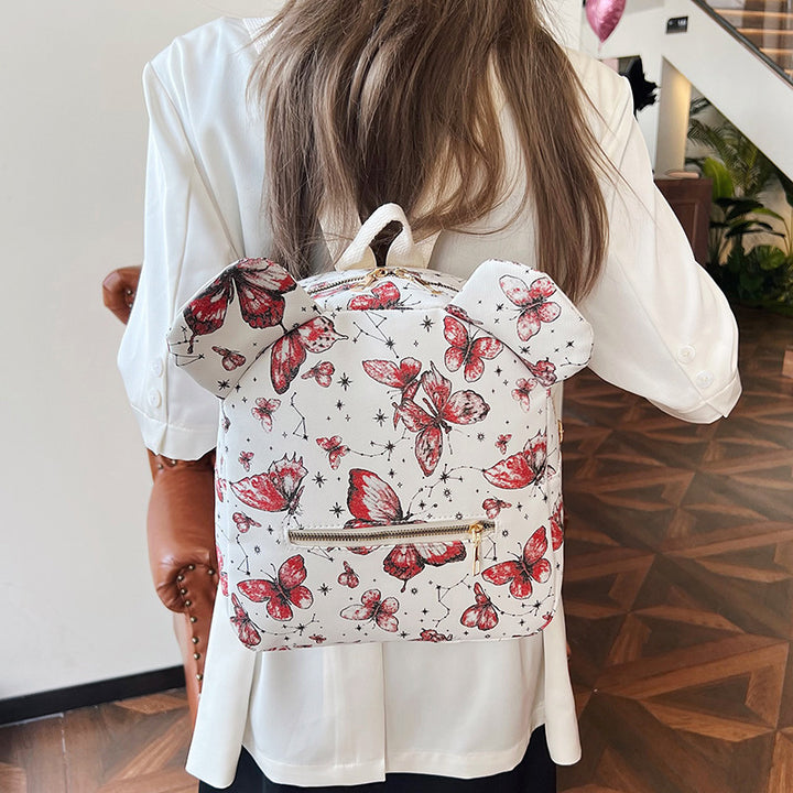 Cute Butterfly Print Mini Backpack Kalsten