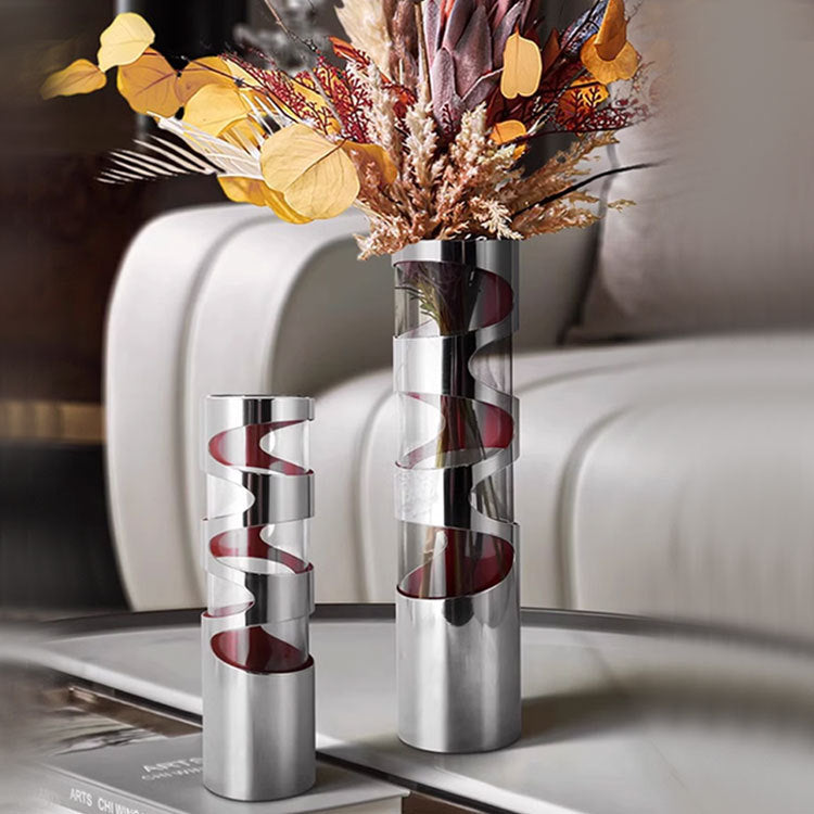 Modern Decorative Spiral Sculpture