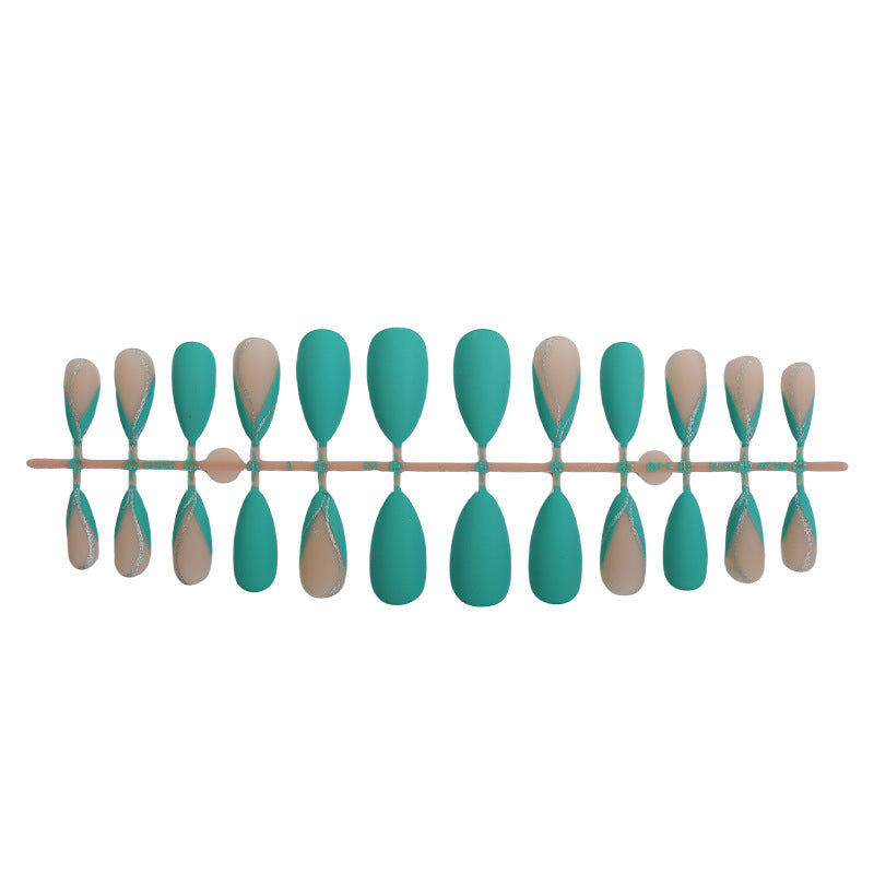 Glossy Stiletto Press-On Nail Art Set Kalsten
