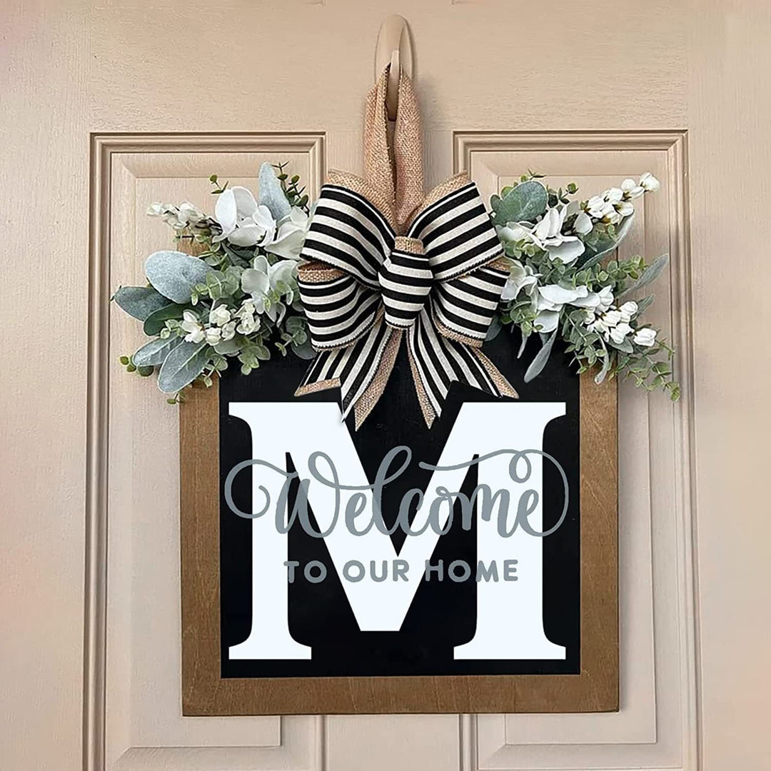 Customizable Welcome Door Sign