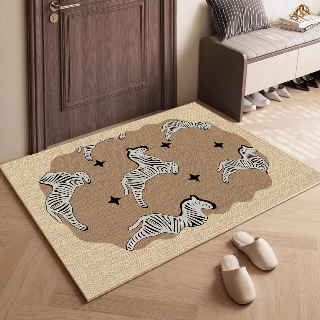 Geometric Pattern Entryway Mat