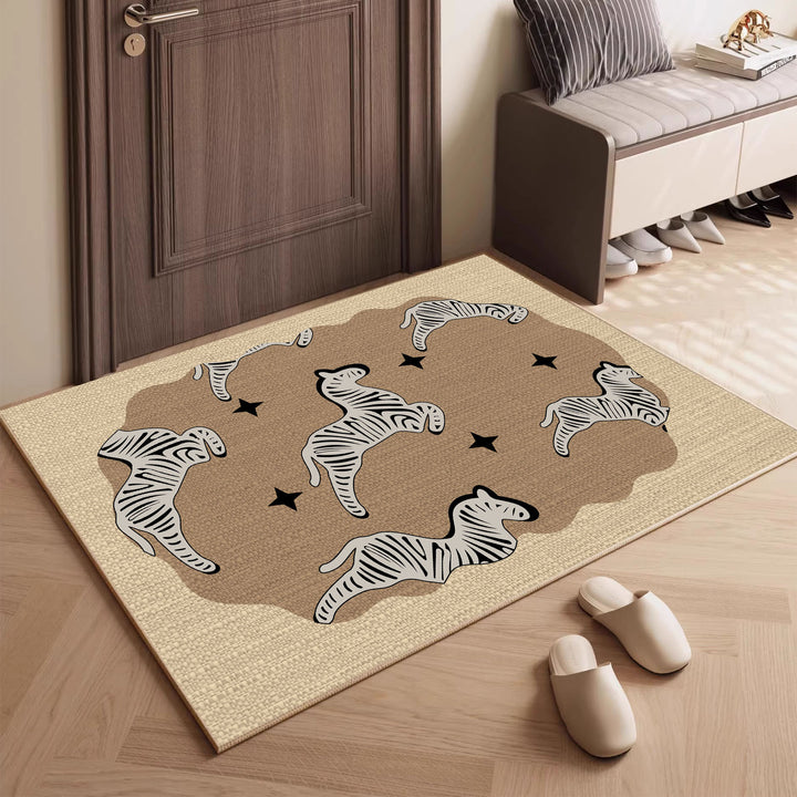 Geometric Pattern Entryway Mat