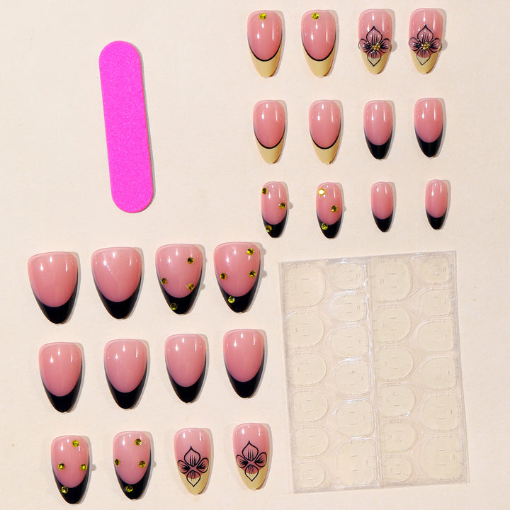 Artistic Floral Design Nail Art Kalsten