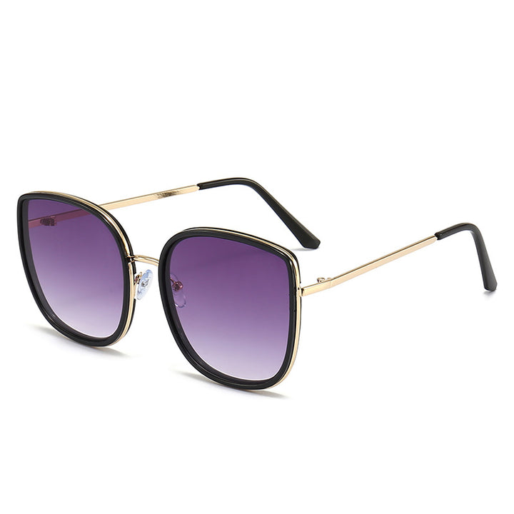 Oversized Geometric Frame Sunglasses