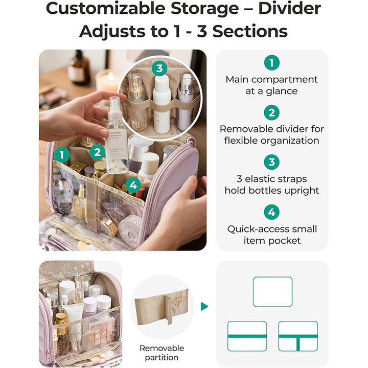 Cosmetic organizer with removable hanging system Kalsten