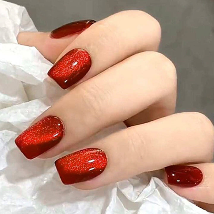 Radiant Glitter Gel Nail Design Kalsten