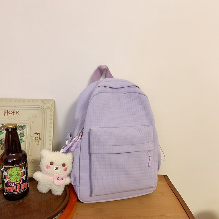 Textured Quilted Backpack