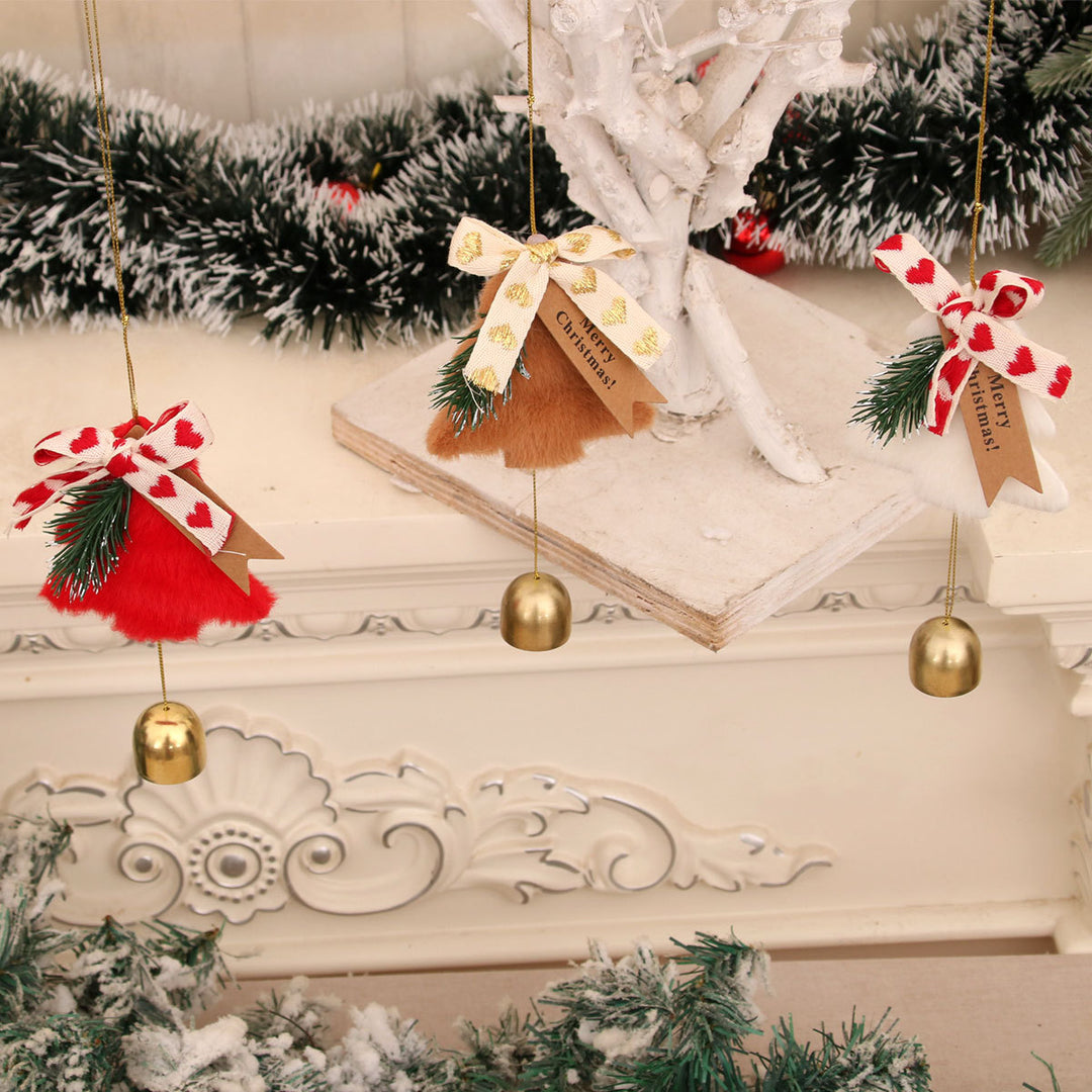 Festive Christmas Tree Ornament with Bell Kalsten