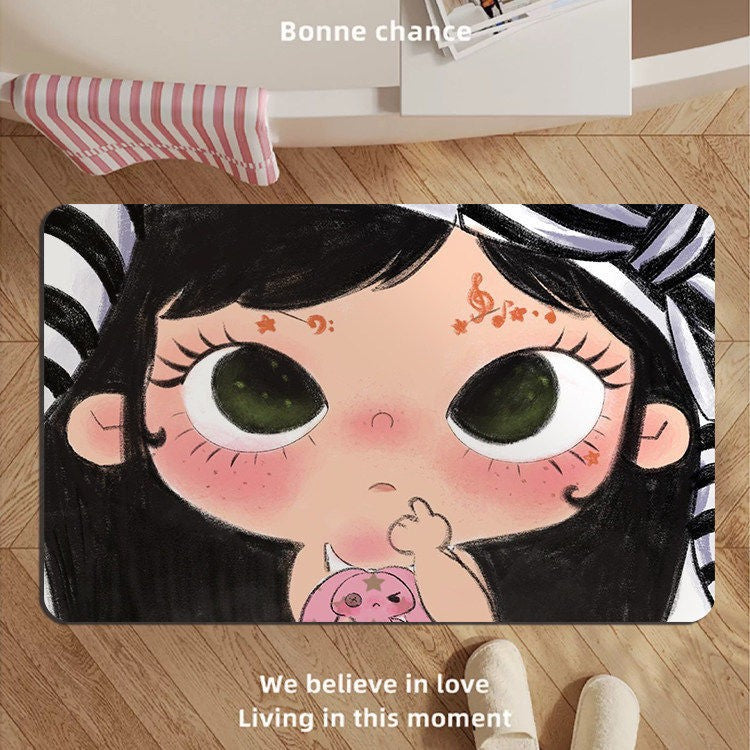 Adorable Cartoon Character Bath Mat Kalsten
