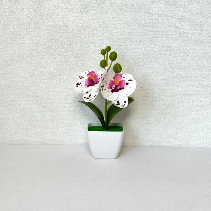 Decorative Artificial Orchid Centerpiece for Home Decor Display