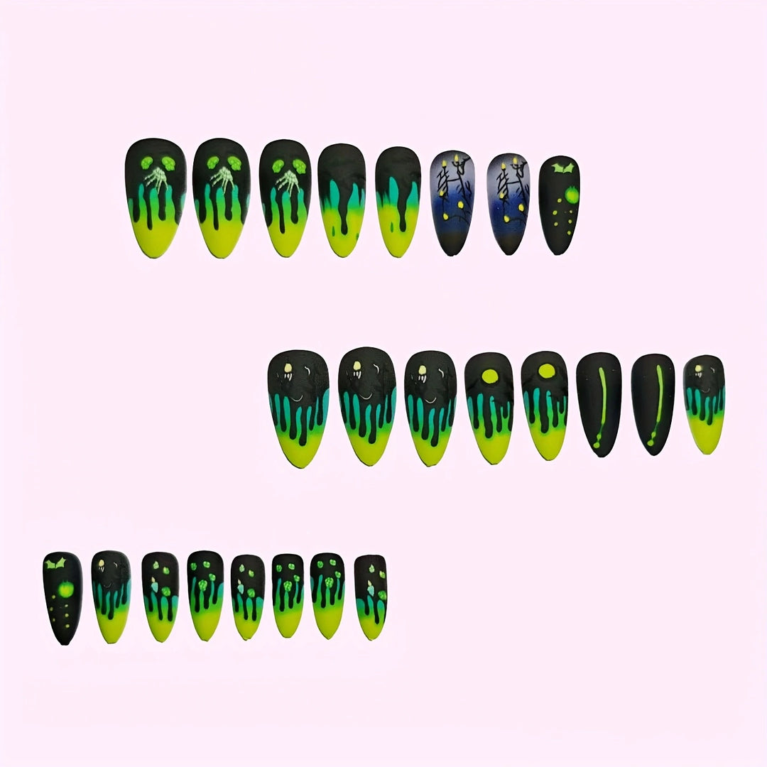 Halloween-Themed Nail Art