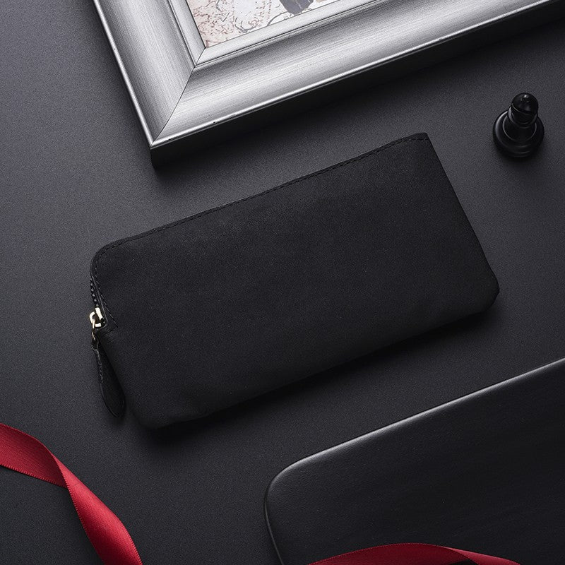 Premium Leather Zippered Wallet Organizer Kalsten