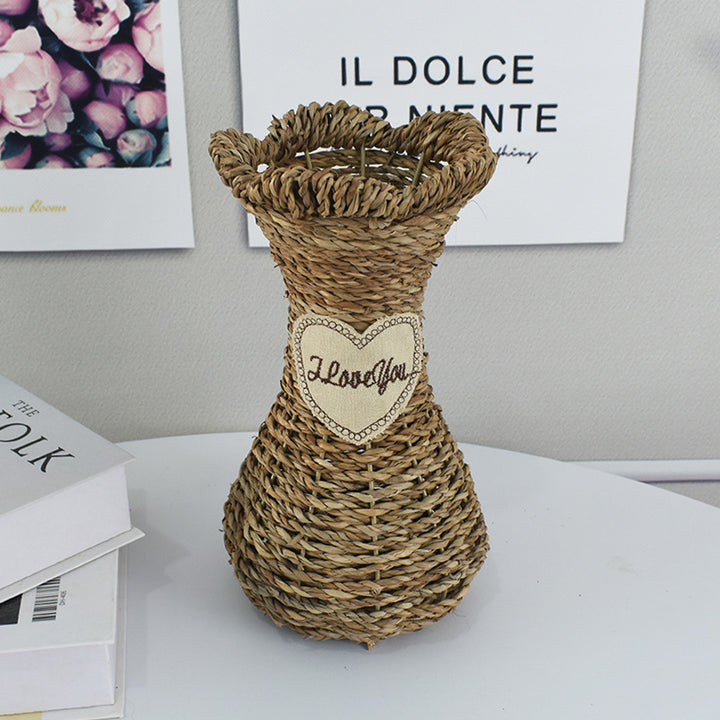Handcrafted Natural Woven Storage Basket Kalsten