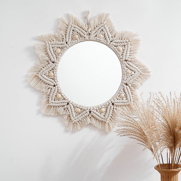 Macrame Wall Mirror Kalsten