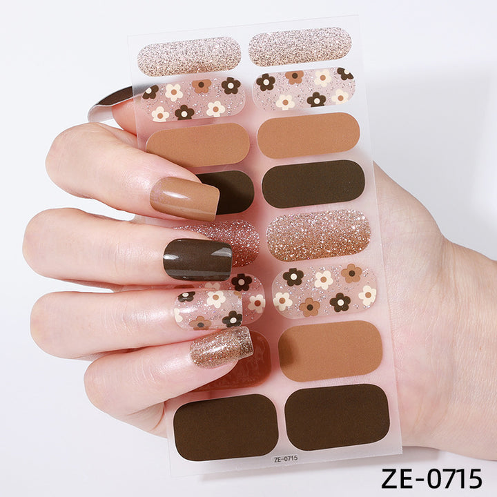 Artistic Press-On Nail Wraps