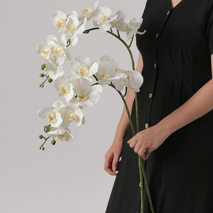 Elegant Artificial Orchid Floral Arrangement