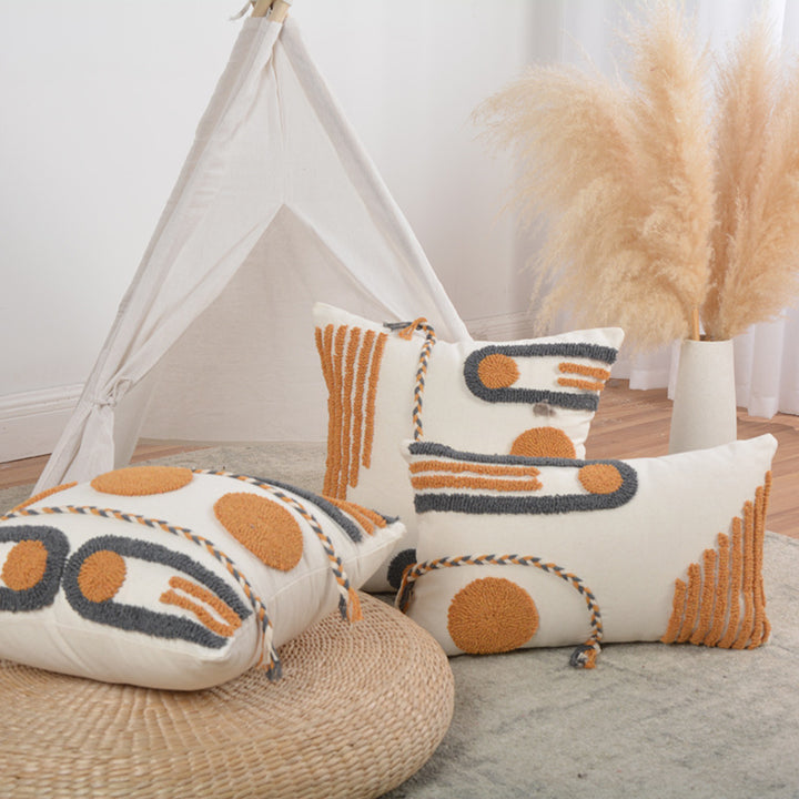 Geometric Pattern Decorative Cushion