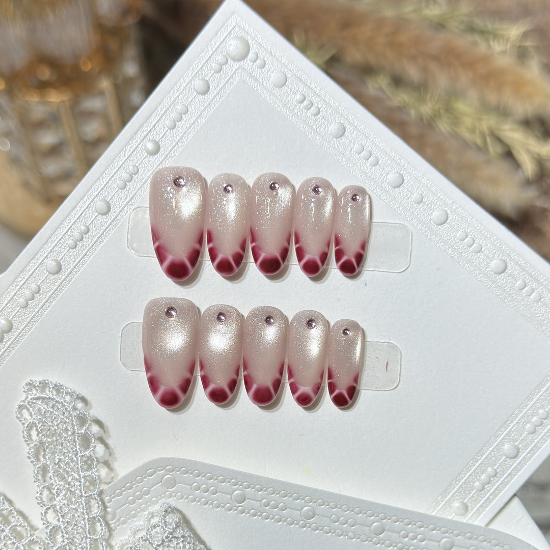 Elegant Gel Press-On Nail Set Kalsten