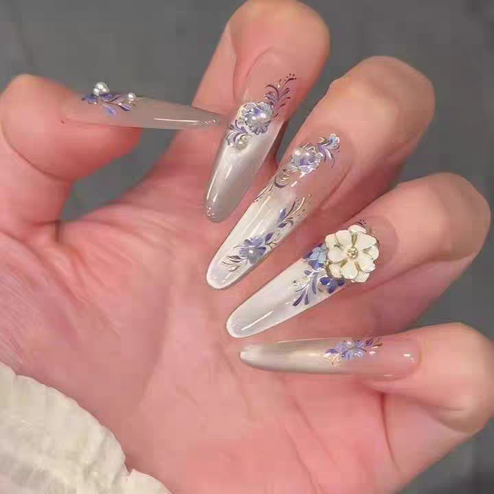 Elegant Floral Nail Art Tips Kalsten
