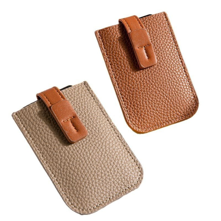 Minimalist RFID-Blocking Leather Card Holder Kalsten
