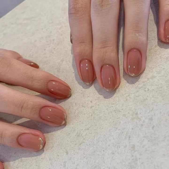 Elegant Ombre French Tip Nail Extensions Kalsten
