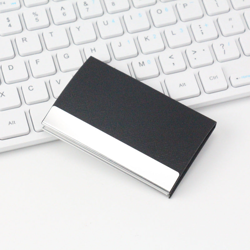 Elegant Textured Business Card Holder