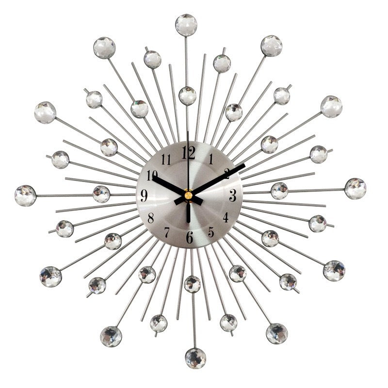 Decorative Sunburst Wall Clock Kalsten