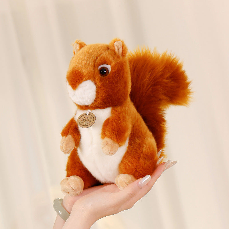 Plush Sitting Raccoon Collectible Soft Toy with Huggable Body and Embroidered Details Kalsten