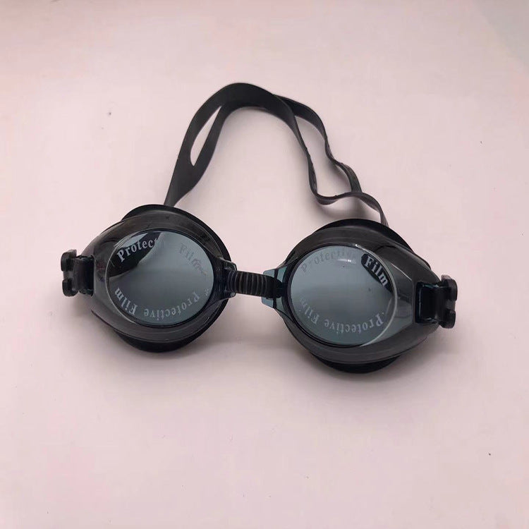 Sport swimming goggles with high-performance anti-fog coating and flexible silicone strap Kalsten