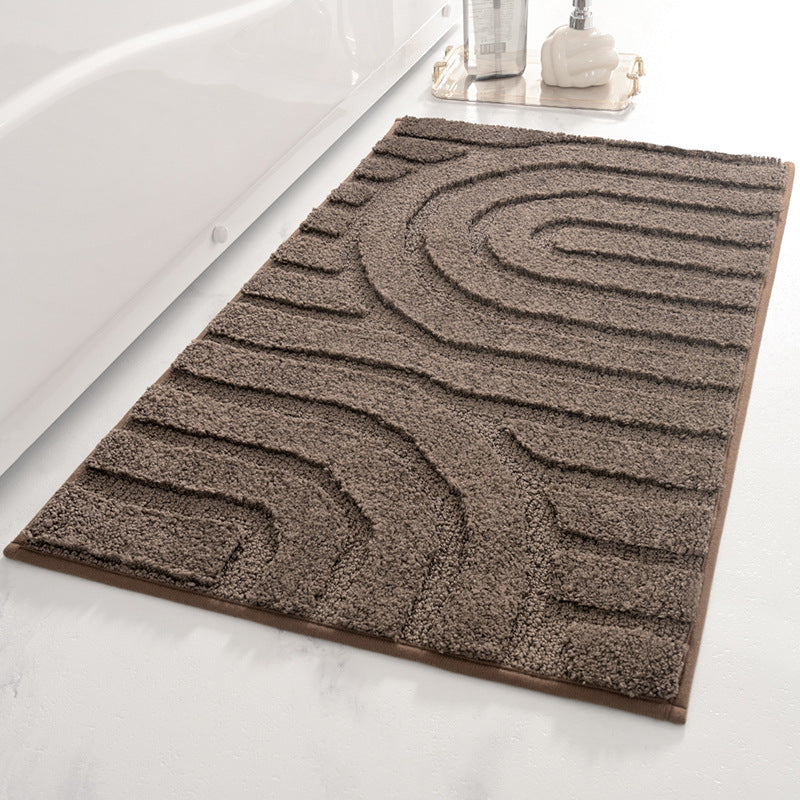 Modern Geometric Bath Mat Kalsten