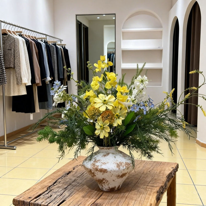 Decorative Faux Flower Arrangement