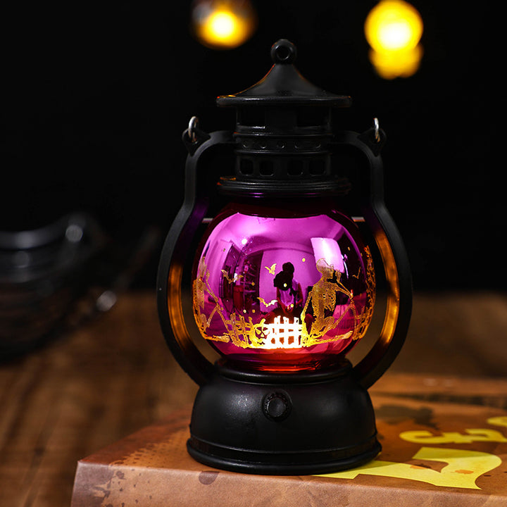 Nostalgic Lantern with Christmas Scenes Kalsten