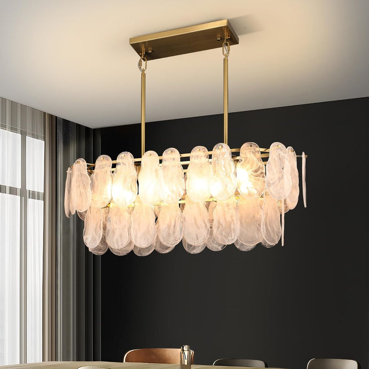 Capiz Shell Modern Pendant Chandelier