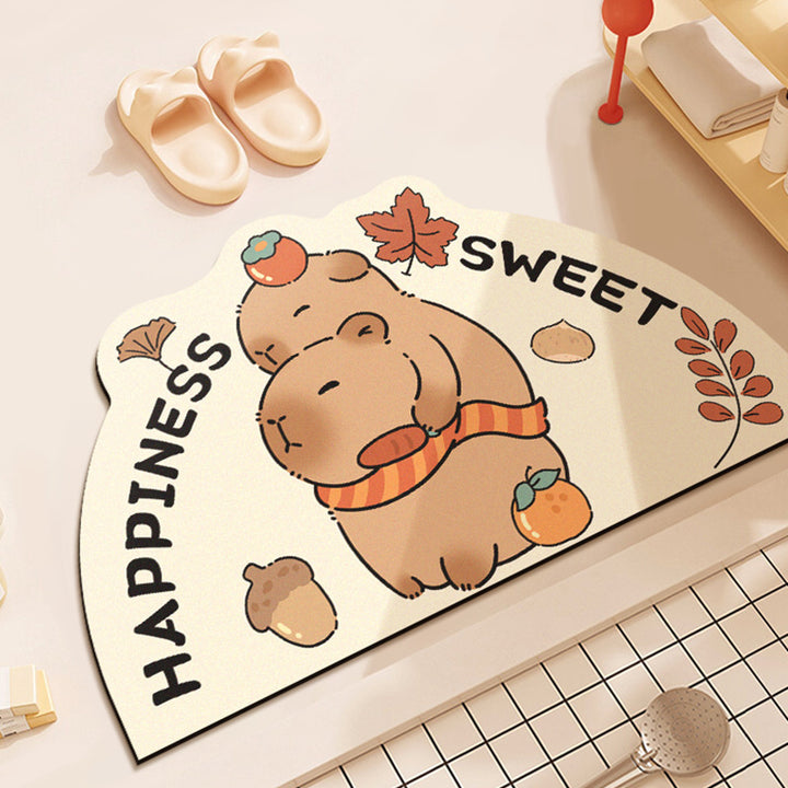 Cute Bear-Themed Plush Area Mat Kalsten