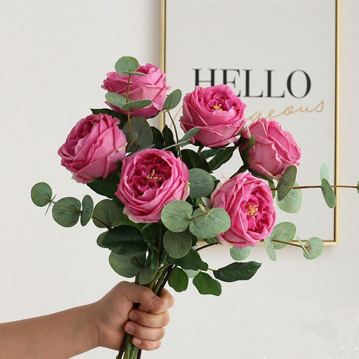 Realistic Artificial Rose Floral Arrangement